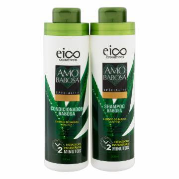 KIT EICO SHAMPO/CONDICIONADOR BABOSA ESPECIALITE 800ML