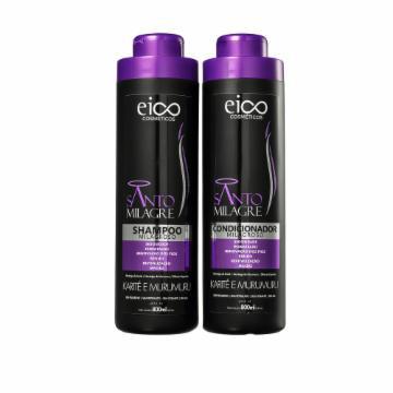 KIT EICO SHAMPO/CONDICIONADOR SANTO MILAGRE 800ML
