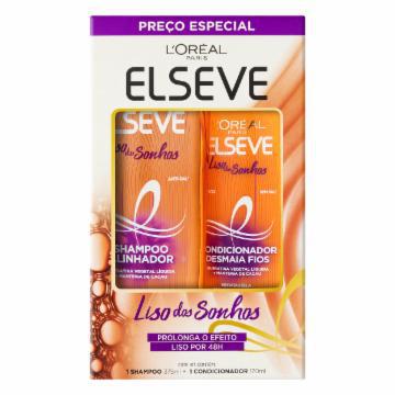 KIT ELSEVE LISO DOS SONHOS SH375ML+COND170ML