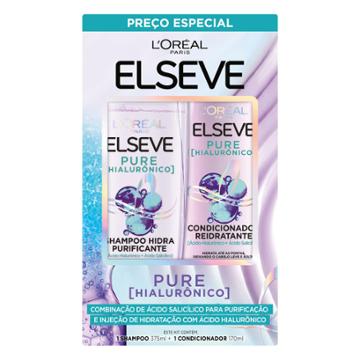 KIT ELSEVE PURE HIALURONICO SH375ML+COND170ML