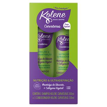 KIT KOLENE CURVATURAS SHAMPOO+CONDICINADOR 300+200ML 