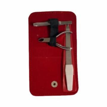 KIT MINI ALICATE+MINI PINCA+LIXA CRUZ DE OURO