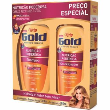 KIT NIELY GOLD SH/COND NUT/PODEROSA