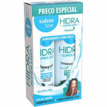 KIT SALON LINE SH/COND HIDRA SUPER LISO 300ML