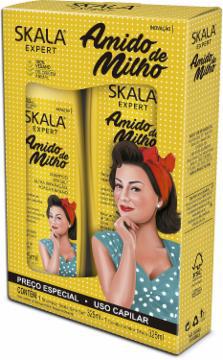 KIT SKALA SH+COND AMIDO DE MILHO 325ML