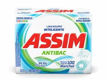 LAVA ROUPAS EM PO ASSIM ANTIBACTERIANO 800G