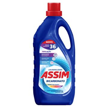 LAVA ROUPAS LIQUIDO ASSIM BICABORNATO 3L 