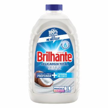 LAVA ROUPAS LIQUIDO BRILHANTE DELICADEZA TOTAL 3L