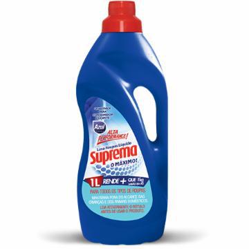 LAVA ROUPAS LIQUIDO SUPREMA AZUL 1L