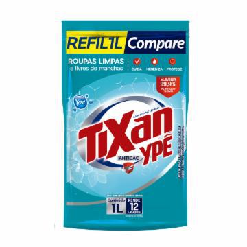 LAVA ROUPAS LIQUIDO TIXAN YPE ANTIBAC REFIL 900ML