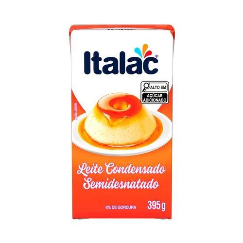 LEITE CONDENSADO ITALAC SEMI DESNATADO CAIXA 395G