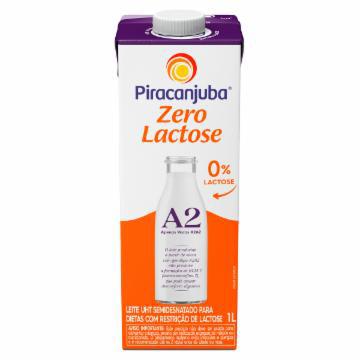 LEITE EDGE PIRACANJUBA A2 SEMI DESNATADO ZERO LACTOSE 1L