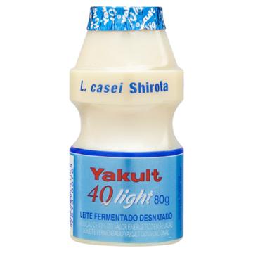 LEITE FERMENTADO YAKULT 40 DESNATADO LIGHT 80G