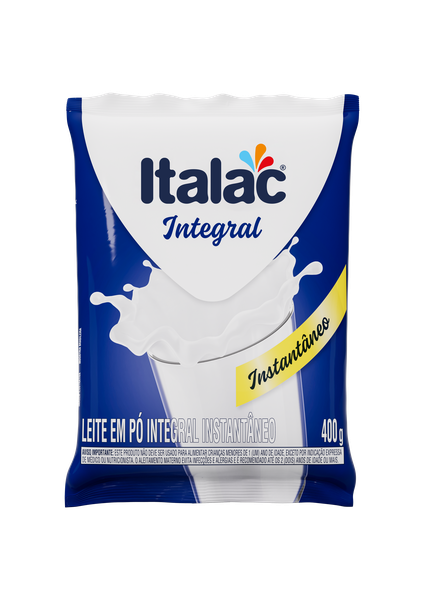 LEITE PO ITALAC INTEGRAL INSTANTANEO PACOTE 400G