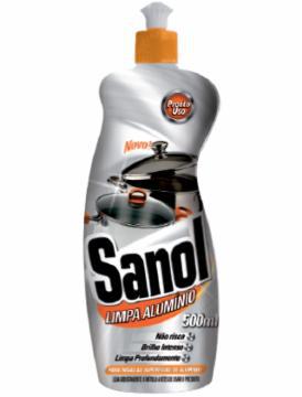 LIMPA ALUMINIO SANOL 500ML