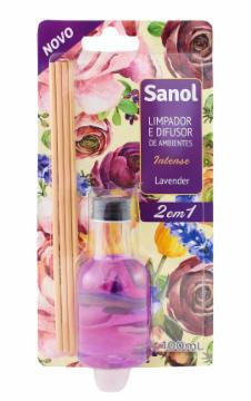 LIMPADOR PERFUMADO SANOL INTENSE LAVENDER 100ML