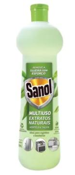LIMPADOR SANOL MULTIUSO EXTRATOS NATURAIS HORTELA & SALVIA 500ML