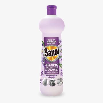 LIMPADOR SANOL MULTIUSO EXTRATOS NATURAIS LAVANDA&MELALEUCA 500ML
