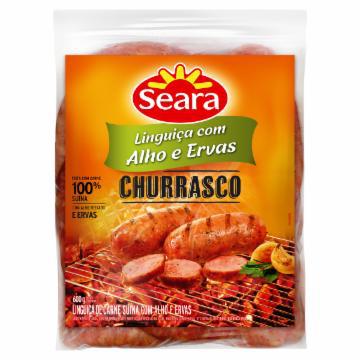 LINGUICA MISTA SEARA ALHO E ERVAS CHURRASCO 600g