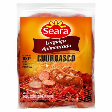 LINGUICA MISTA SEARA APIMENTADA CHURRASCO 600g