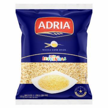 MACARRAO ADRIA COM OVOS SOPA LETRINHAS 500G