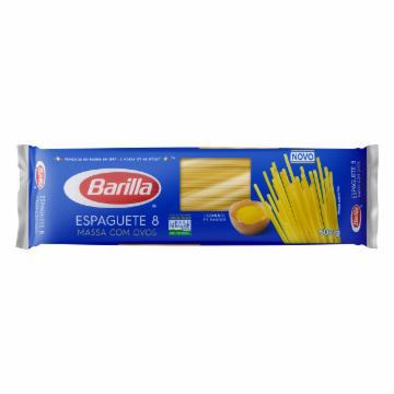 MACARRAO BARILLA ESPAGUETE N 8 500G