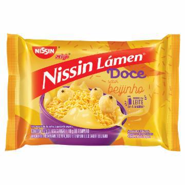 MACARRAO INSTANTANEO NISSIN LAMEN DOCE BEIJINHO 55G