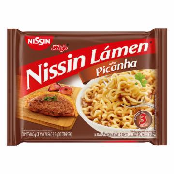 MACARRAO INSTANTANEO NISSIN LAMEN PICANHA 85G