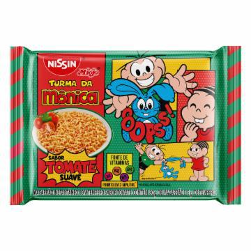MACARRAO INSTANTANEO NISSIN LAMEN TURMA DA MONICA TOMATE 85G