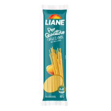 MACARRAO LIANE PER QUATTRO ESPAGUETE COM OVOS 400G