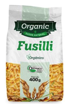 MACARRAO ORGANIC FUSILI 400G 