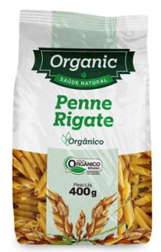 MACARRAO ORGANIC PENNE RIGATE 400G