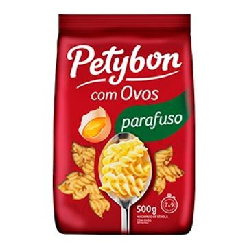 MACARRAO PETYBON COM OVOS PARAFUSO 500G