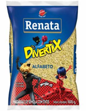 MACARRAO RENATA COM OVOS DESCOLADOS ALFABETO 500G
