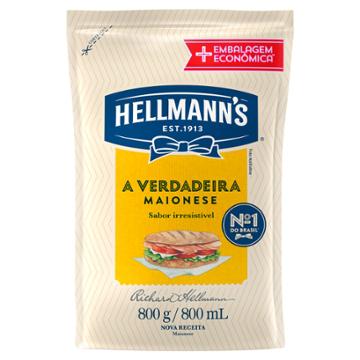 MAIONESE HELLMANNS TRADICIONAL SACHE 800g 