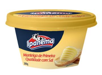 MANTEIGA IPANEMA COM SAL POTE 200G