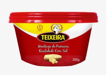 MANTEIGA TEIXEIRA COM SAL POTE 200G