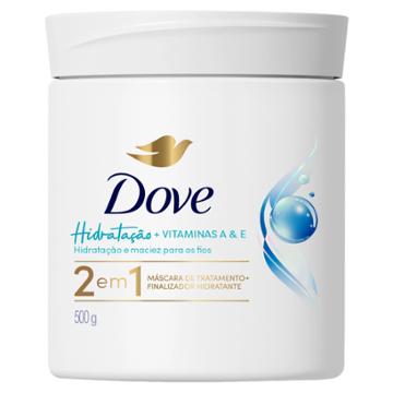 MASCARA DOVE 2 EM 1 VITAMINAS A&E 500G 