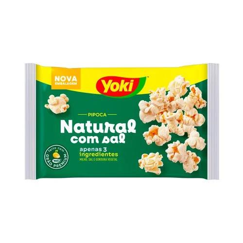MILHO PIPOCA YOKI MICROONDAS NATURAL COM SAL 100G