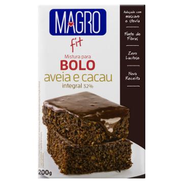 MISTURA BOLO MAGRO FIT INTEGRAL AVEIA CACAU 200G