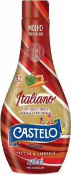 MOLHO CASTELO ITALIANO 236ML