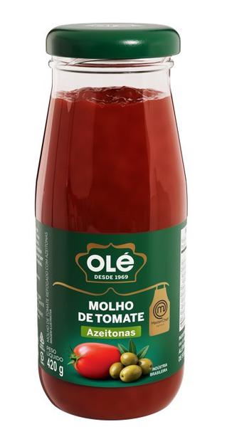 MOLHO TOMATE OLE MASTER CHEF AZEITONA VIDRO 420G