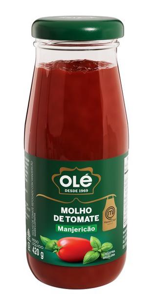 MOLHO TOMATE OLE MASTER CHEF MANJERICAO VIDRO 420G