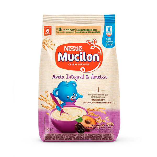 MUCILON NESTLE AMEIXA/AVEIA 180G