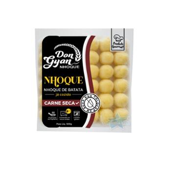 NHOQUE DON GYAN RECHEADO CARNE SECA 500G