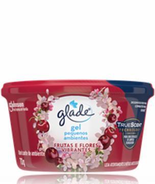 ODORIZANTE GLADE GEL FRUTAS E FLORES VIBRANTES 70G