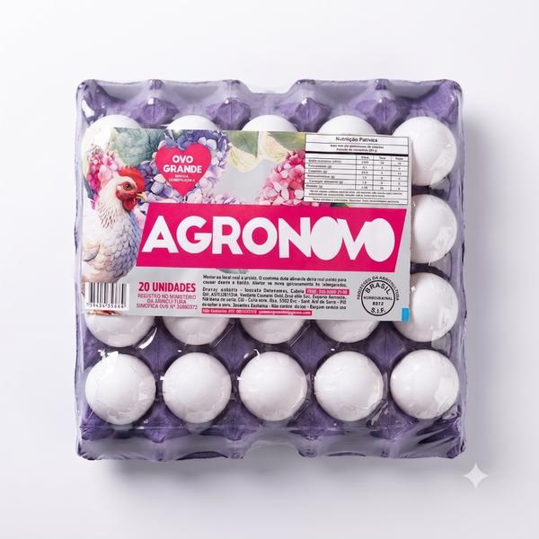 OVOS AGRONOVO GRANDE BRANCO C/20