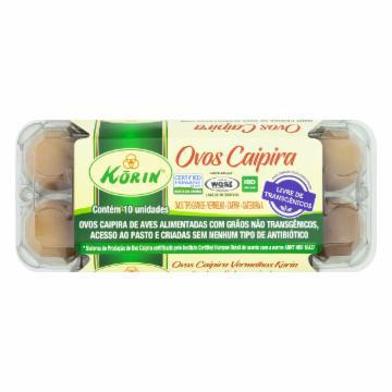 OVOS KORIN CAIPIRA GRANDE SEM TRANSGENICOS COM 10