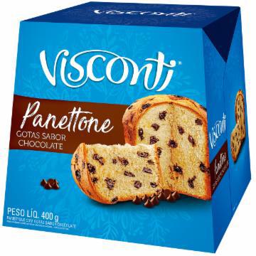 PANETTONE VISCONTI GOTAS DE CHOCOLATE 400G