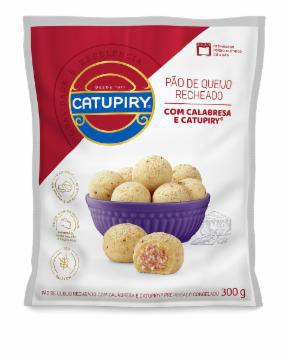 PAO DE QUEIJO CATUPIRY RECHEADO CALABRESA 300G